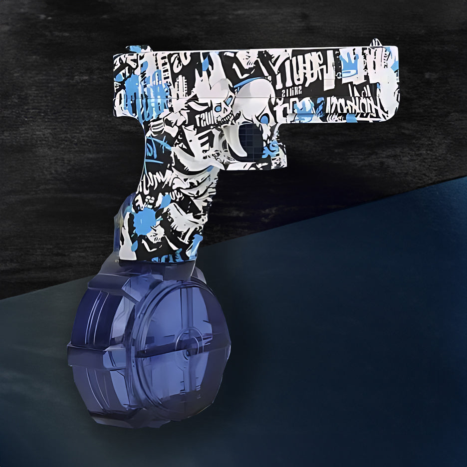 Street Art Blue GLOCK Water Gun for summer fun