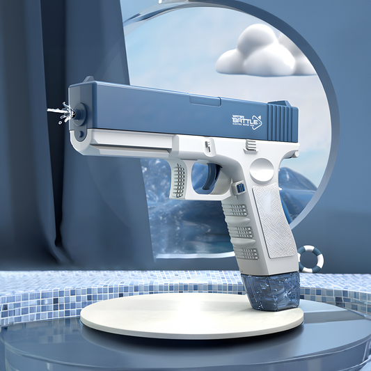 Double Fun GLOCK Water Gun Set in Blue Pink for play