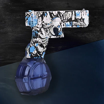 Street Art Blue GLOCK Water Gun for summer fun
