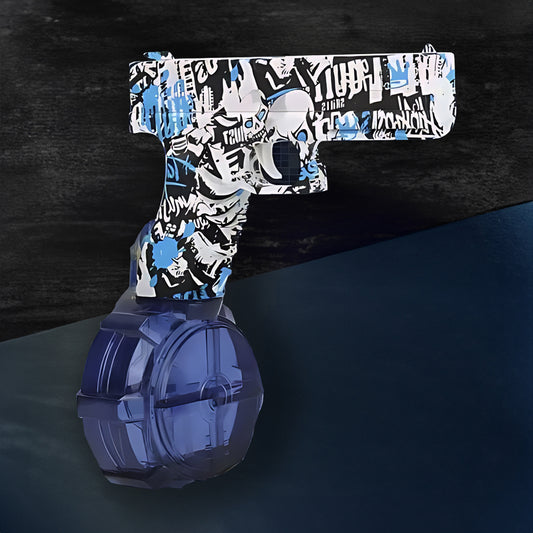 Street Art Blue GLOCK Water Gun for summer fun