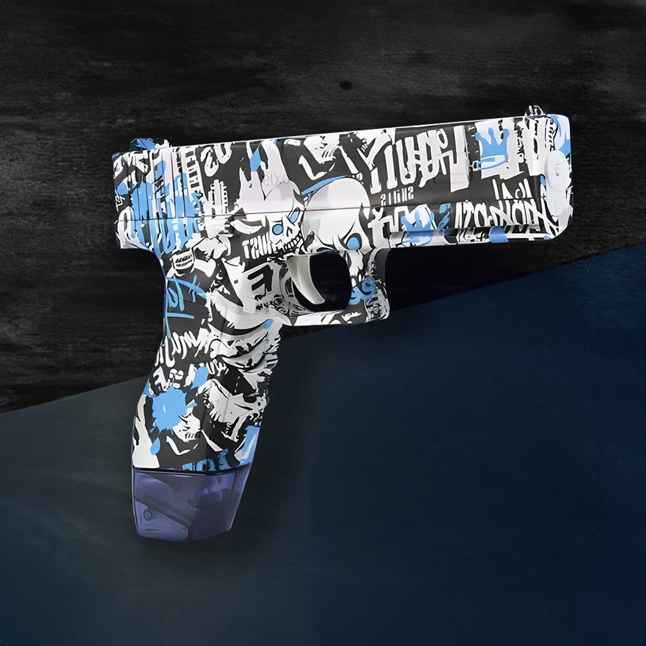 Blue Graffiti GLOCK Electric Water Gun for kids