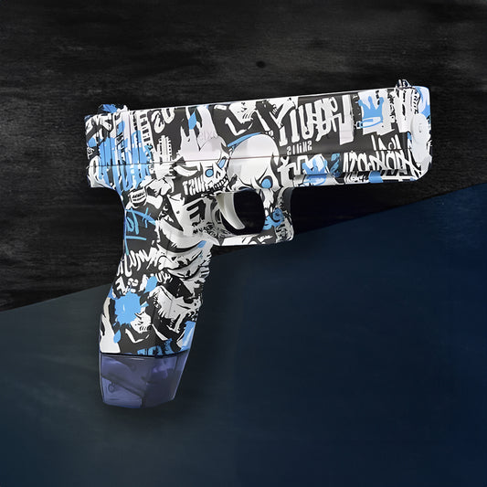 Blue Graffiti GLOCK Electric Water Gun for kids