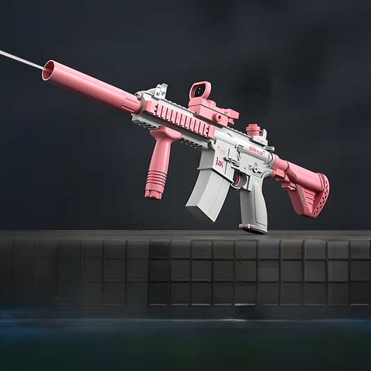Pink M416 Electric Water Gun for kids