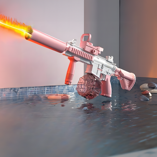 Pink M416 Electric Water Gun for kids